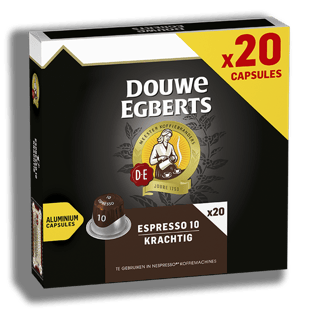douwe egberts koffiecups espresso krachtig zijkant