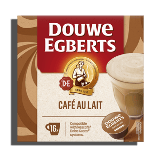 de koffiecups dolce gusto cafe au lait front