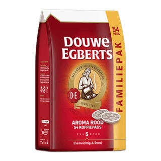 douwe egberts koffiepads aroma rood zijkant