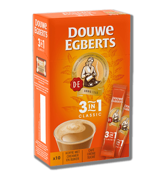 douwe egberts oploskoffie 3 in 1 sticks zijkant