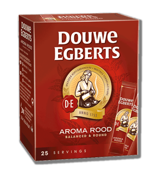douwe egberts oploskoffie aroma rood sticks zijkant