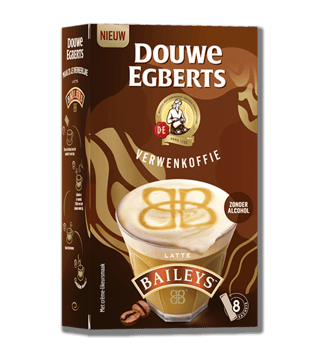 douwe egberts oploskoffie latte baileys