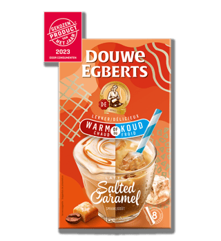 douwe egberts oploskoffie latte salted caramel