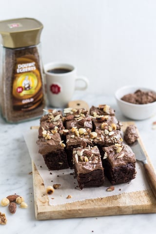 brownies met mokkafrosting recept