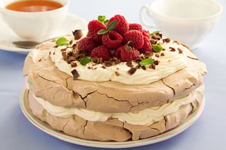 cappuccino pavlova recept
