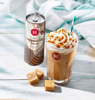 frosty salted caramel ijskoffie recept