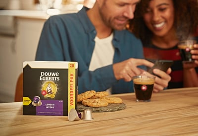 de koffiecups lungo intens cookies