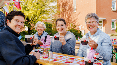 Samenkoffiedrinkencarousel!