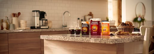 koffie op het aanrecht