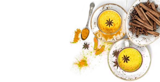 hero banner koffie met kleur