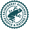 rainforet alliance people nature logo