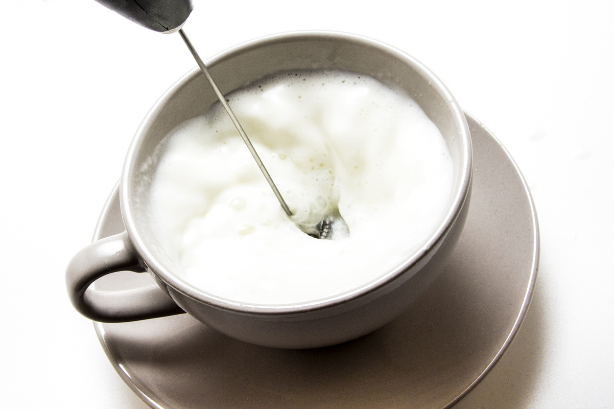 opschuimen melk
