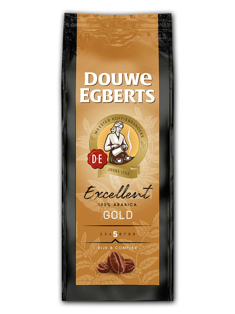 de koffiebonen excellent gold 1000 gram