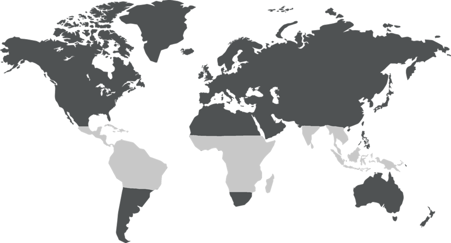 smaakprofiel wereldkaart