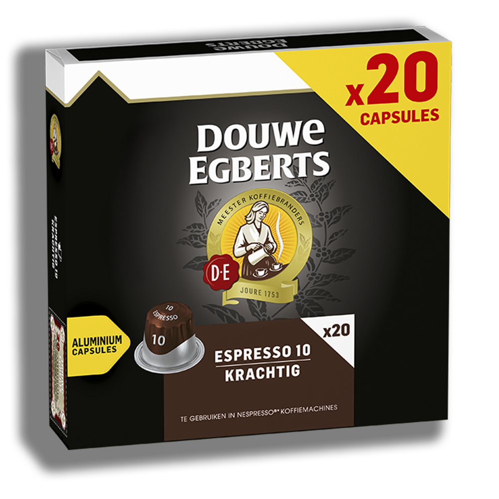 douwe egberts koffiecups espresso krachtig zijkant
