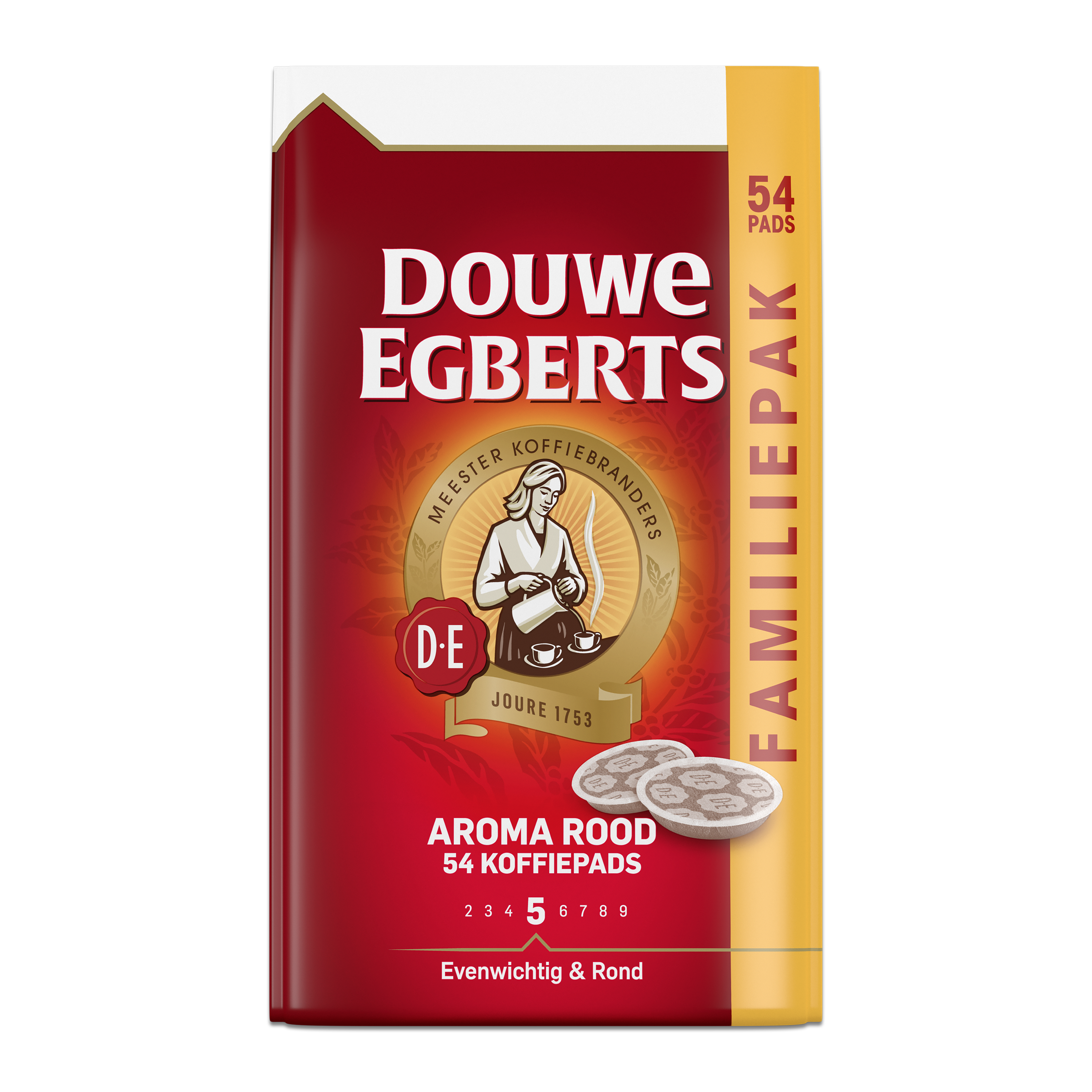 douwe egberts koffiepads aroma rood