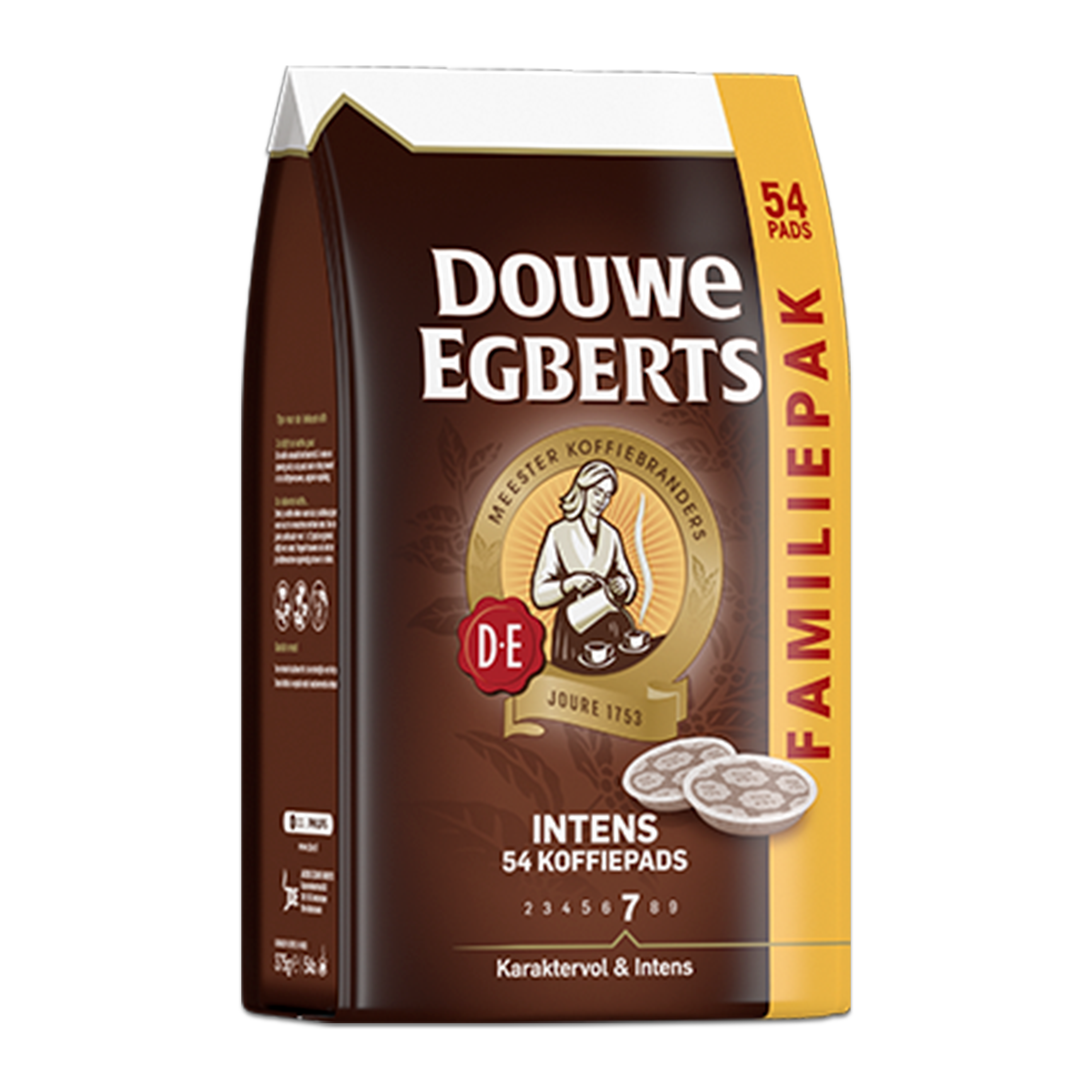 douwe egberts koffiepads intens zijkant
