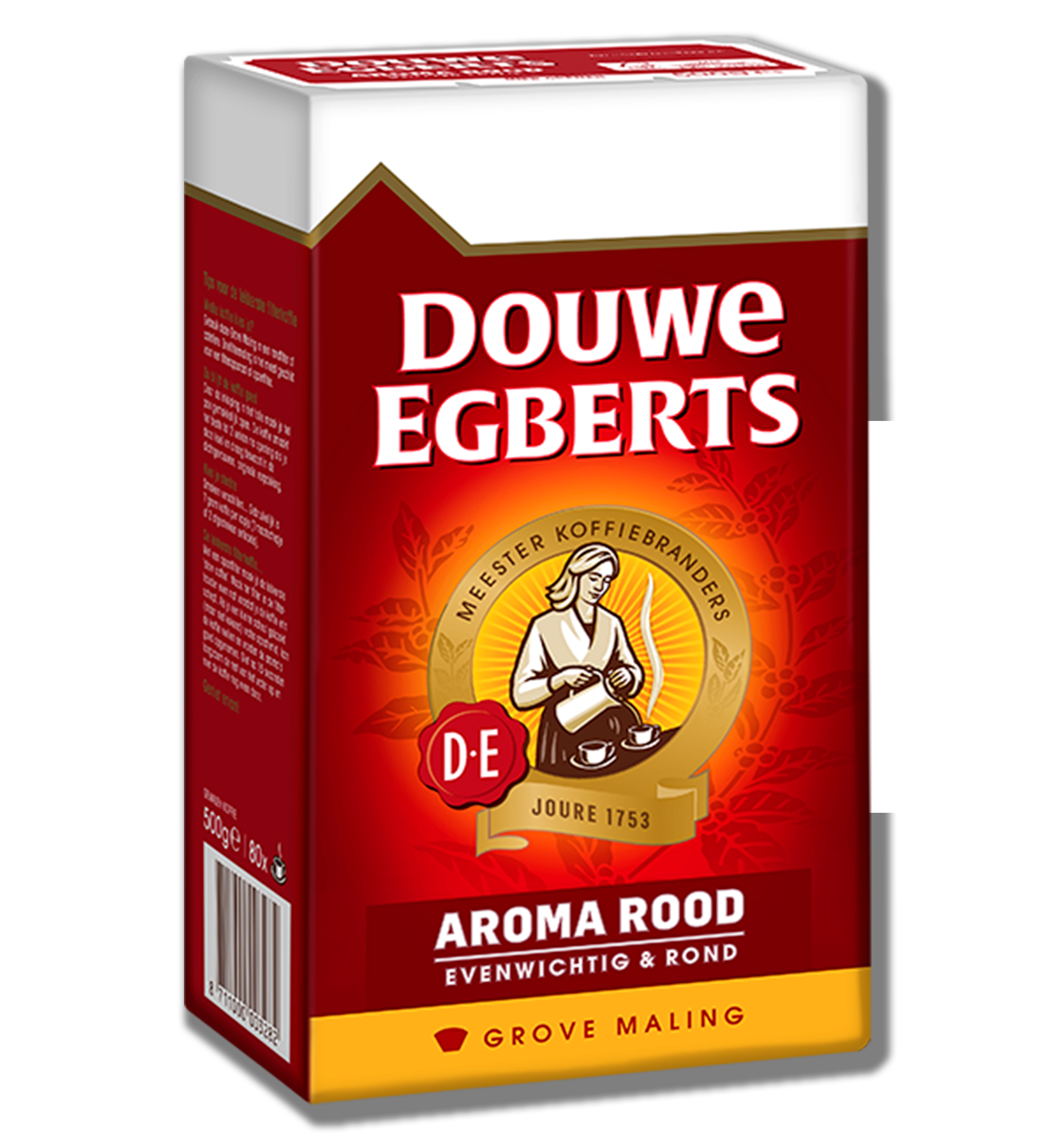 douwe egberts filterkoffie aroma rood grove maling