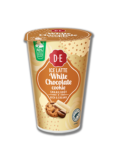douwe egberts ijskoffie ice latte white chocolate cookie