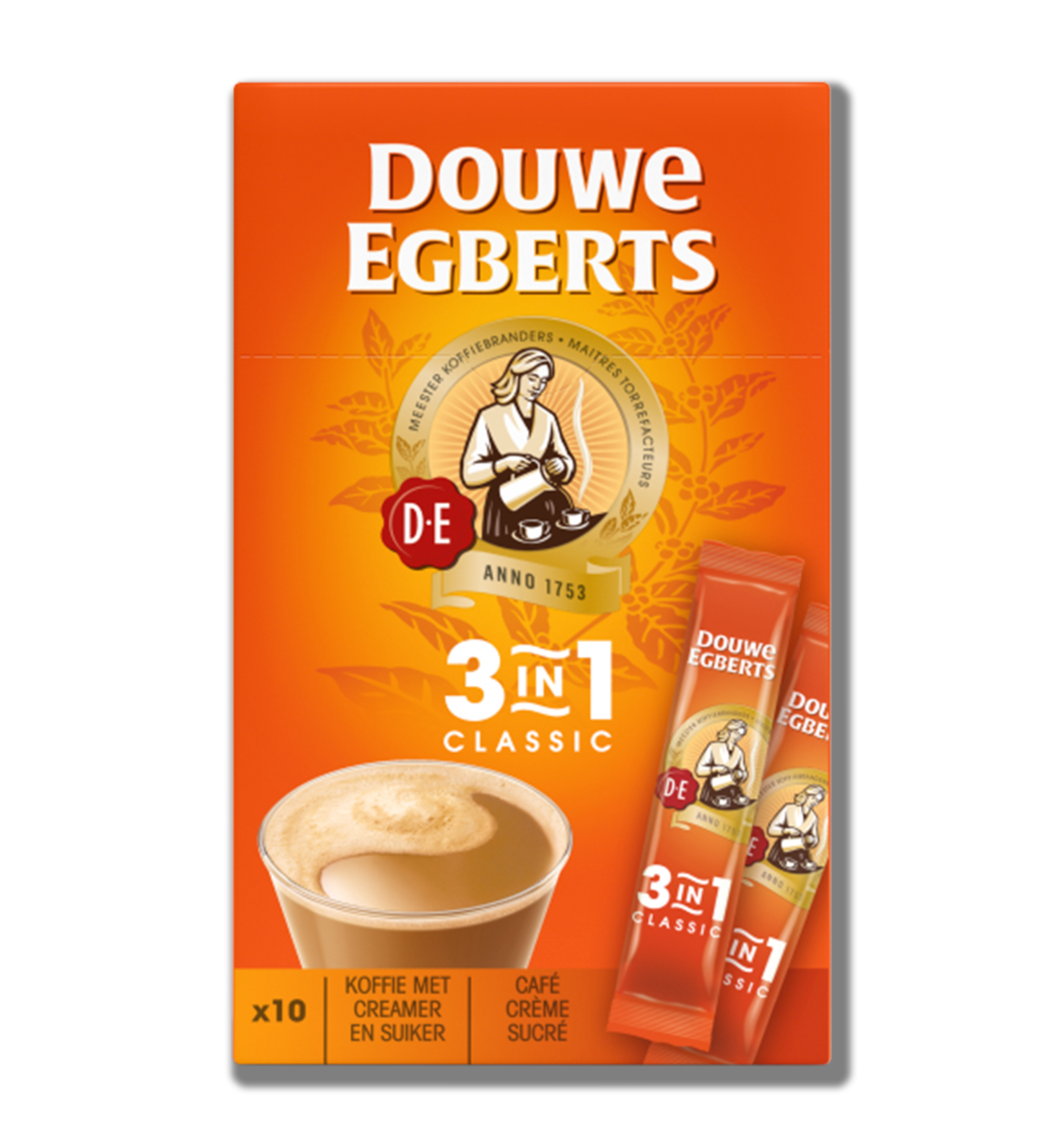 douwe egberts oploskoffie 3 in 1 sticks