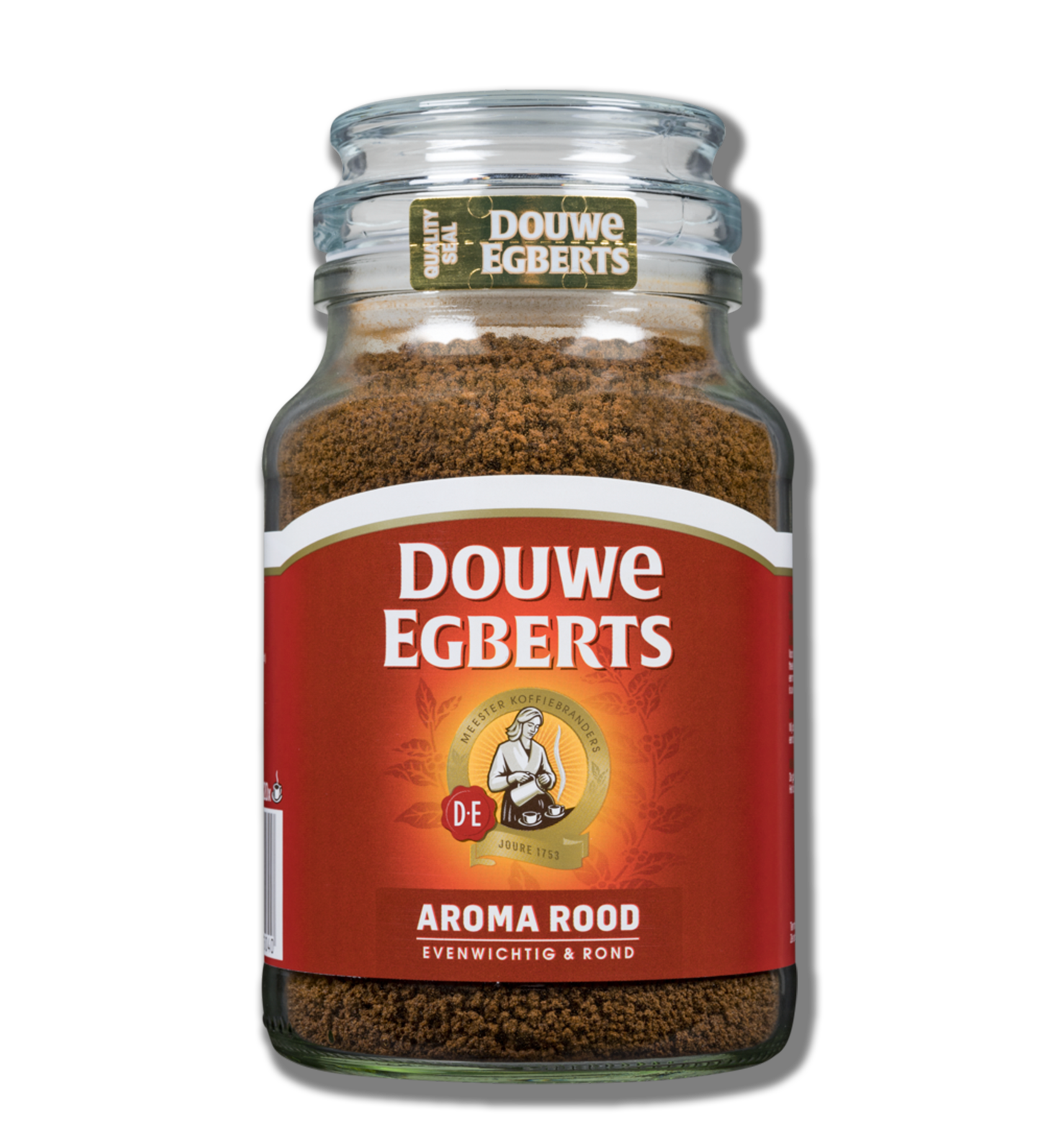 douwe egberts oploskoffie aroma rood