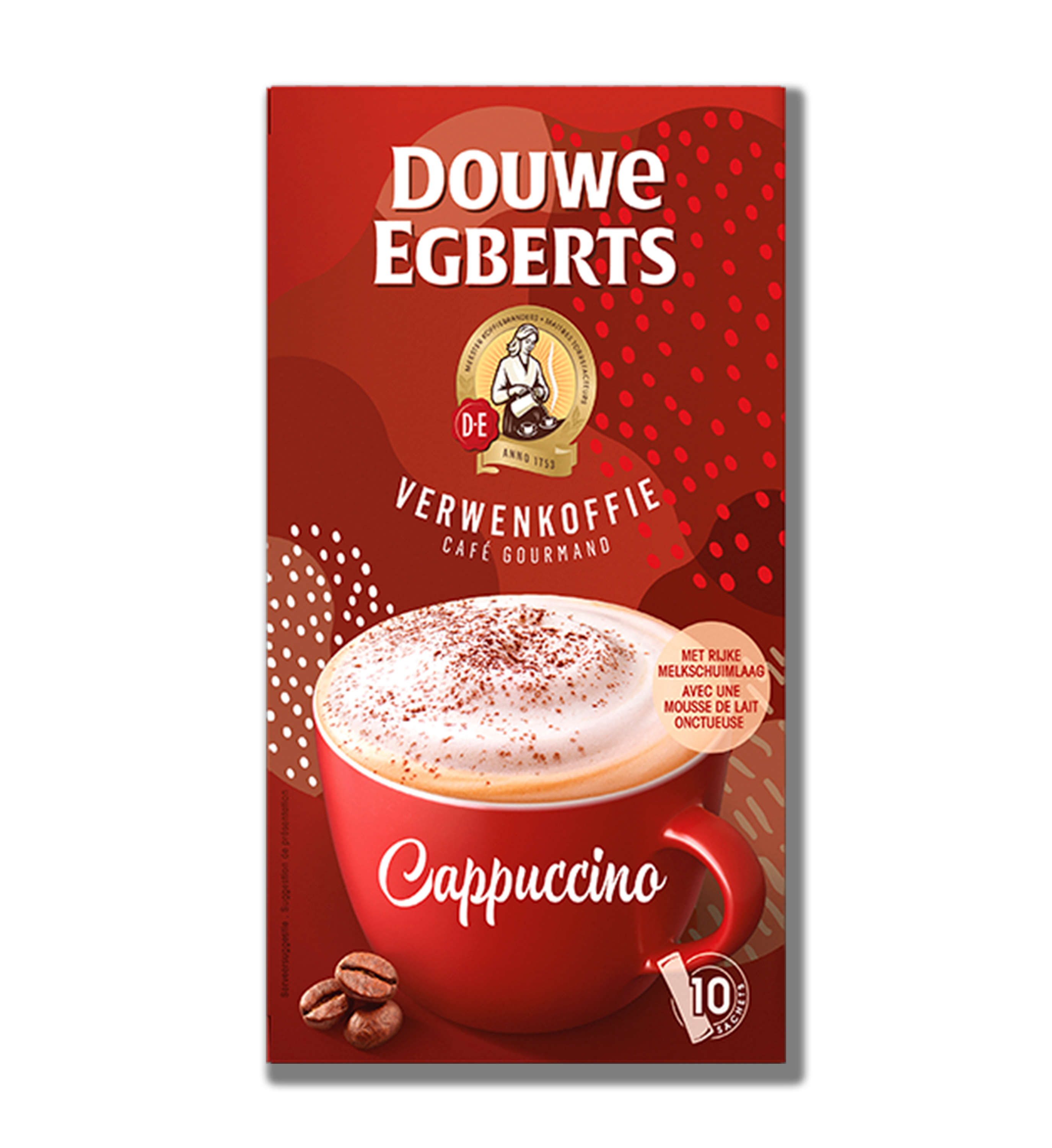 douwe egberts oploskoffie cappuccino